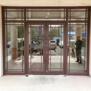 Custom Aluminum Swing Door, Custom Size, Thermal Partition