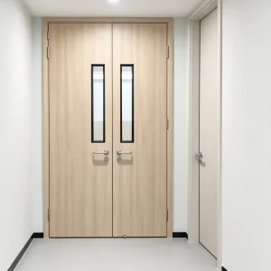 Custom Antibacterial Manual Hermetic Door with Dustproof and Sound-Insulated Design for Medical Clinics and Clean Spaces