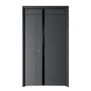Custom Color Aluminum Alloy Soundproof Security Entrance Door for Villa