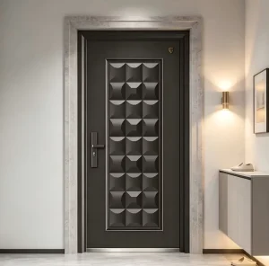 Custom Color Anti-Burglary Steel Security Door Residential Exterior ODM OEM Manufacturer