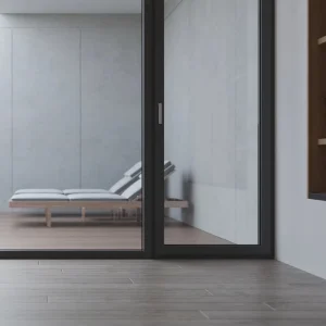 Custom Curved Aluminum Alloy Swing Door with Soundproof and Heat Insulation Features for Villas, Houses, and Apartments