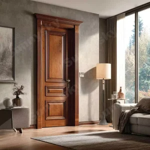 Custom Design Waterproof Soundproof Modern Flush Solid Wood Interior Door For House