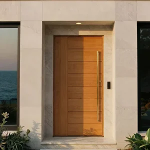 Custom Exterior High-Security Stainless Steel Front Entrance Door