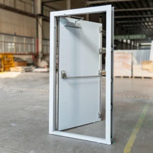 Custom Fire Rated Interior Security Steel Door for High-Rise Buildings and Typhoon Areas