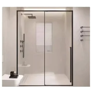 Custom Frameless Toughened Glass Casement Sliding Shower Door Bathroom Door