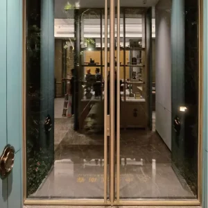 Custom Galvanized Steel Frame French Swing Door with Soundproofing and Corrosion Protection