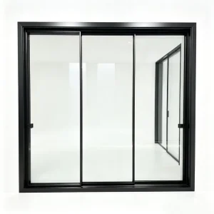 Custom Hidden-Track Overlapping Double-Glazed Glass Sliding Door for Apartment, Villa, Balcony, or Patio