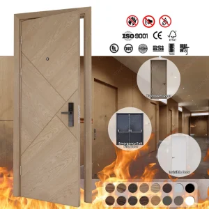 Custom Hotel Style Interior Oak Doors As Certified Australia Standard Fire Proof Fire Door As1905 As1530