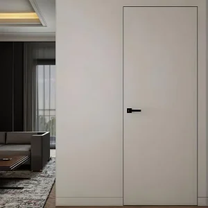 Custom Modern Flush Wooden Interior Hidden Door Residential Use