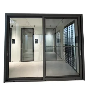 Custom Modern Interior Aluminum Alloy Sliding Door System with Smooth, Anti-Scratch, and Anti-Corrosion Finish for Kitchen