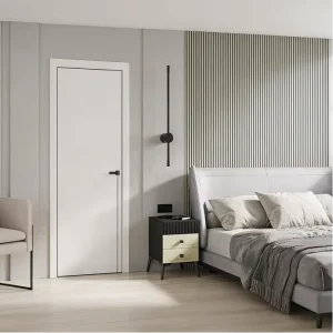 Custom Modern Solid Wood Bedroom Door, Villa/Apartment