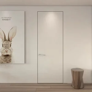 Custom Modern Space-Saving Internal Invisible Door with Side Opening
