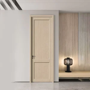 Custom OEM Modern Waterproof Soundproof Anti-Termite Hotel Interior Composite WPC Doors with Lock and Finished Surface