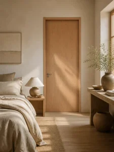 Custom PVC Interior Door for Bedroom, Living Room, Apartment, and Hotel