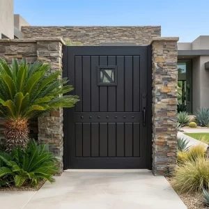 Custom-Size Aluminum Alloy Fireproof Swing Door for Manor