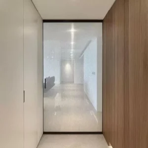 Custom-Size Aluminum Alloy Sliding Door with Sound-Insulating, Tempered Glass and Waterproof Design
