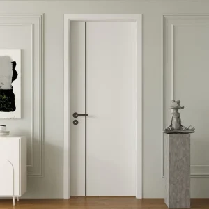 Custom Size Composite Solid Wood Bedroom Hinged Door with Moisture-Proof Layer