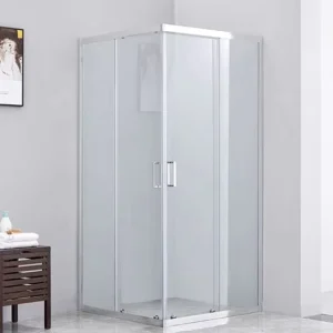 Custom Size Modern Bathroom Shower Screen Door with Aluminum Alloy Frame and Anti-Leak Seal for Home or Hotel