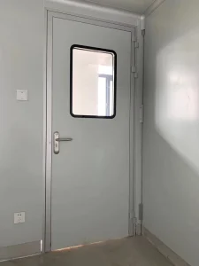 Custom Size Modern Stainless Steel Swing Hospital Negative Pressure Purification Windproof Interior Door