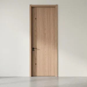 Custom-Size Oak Solid Wood Interior Bedroom Door for House
