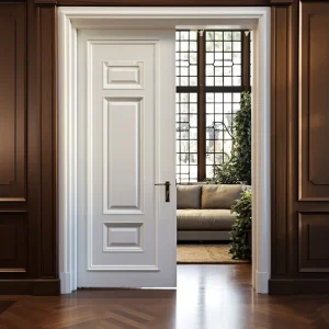 Modern Solid Wood Interior Door, Sound-Insulated, Bedroom/Living Room/Kitchen