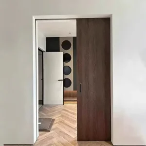 Custom Soft-Close Sliding Pocket Wooden Interior Door