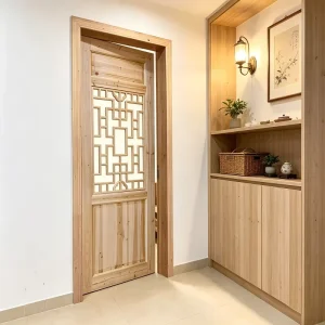Custom Solid Fir Wood Lattice Door, Various Sizes