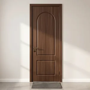 Custom Solid Wood Composite Interior Door Sound Insulation for Bedroom Hotel and Villa Use Chinese Style