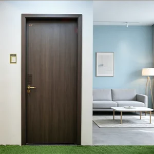 Custom Solid Wood Composite Polymer Interior Doors for Home, Bedroom, Hotel, Bathroom, Dining, Apartment, and Villa