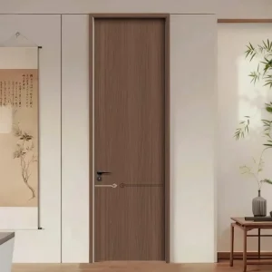 Custom Song-Style Solid Wood Side-Opening Door, Paint-Free Formaldehyde-Free