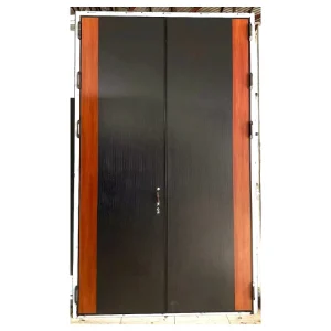 Custom Steel and Aluminum Alloy Security Entrance Door, Standard Size