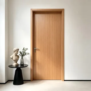 Custom Thickened Solid Wood Interior Doors Sound Insulation Moisture-Proof Paint-Free Commercial Bedroom Balcony Doors