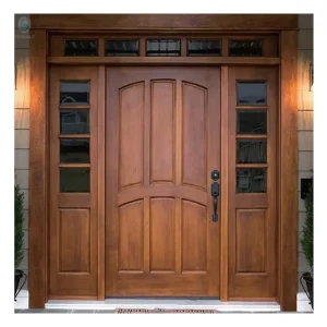 Custom Traditional Style Exterior Wood Entrance Door