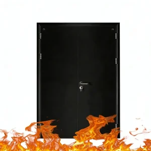 Custom UL Certified Fire-Resistant Metal Fire Door for Hospitals and Warehouses