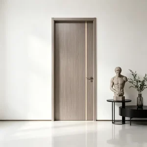 Custom Water Resistant Board Office Door Set Contemporary Interior Door for Hospital Living Room and Apartment Use