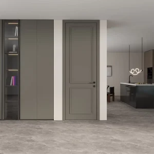 Custom White Paint-Free MDF Contemporary Interior Door with Sound Insulation for Living Room, Bedroom, Warehouse, or Hotel