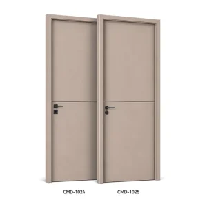 Custom Wooden Interior Door Solid Poplar Core ENF E0 CE for Villa Office