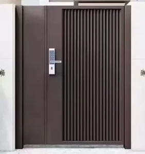 Customizable Aluminum Villa Entry Gate Door with Soundproof and Waterproof Exterior for Apartments, Hotels, and Commercial Use