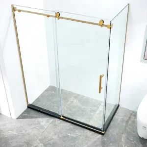 Customizable European American Track Waterproof Sliding Shower Doors for Hotel Bathrooms