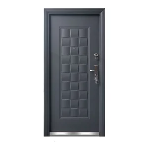 Customizable Modern Steel Security Door, Exterior Residential Main Entrance