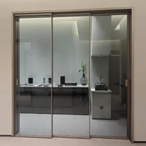 Customizable Multi Material Aluminum PVC Profile All Season Thermal Hidden Structure for Villa House Sliding Door