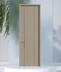 Customizable Prehung Solid Wood Interior Door, Thermal Insulation, Chinese Design, Farmhouse Style, Guangdong Factory Made