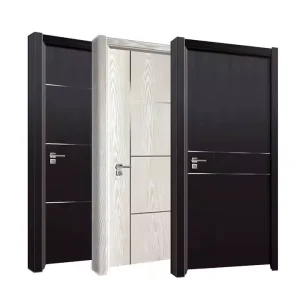 Customizable Wooden Interior Door with Softwood or Hardwood Options