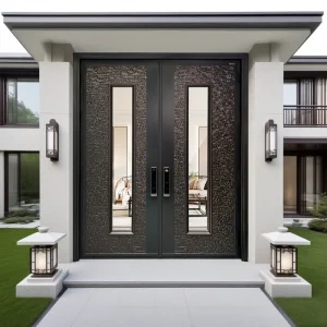 Customized Aluminum Alloy Entrance Door for Villa