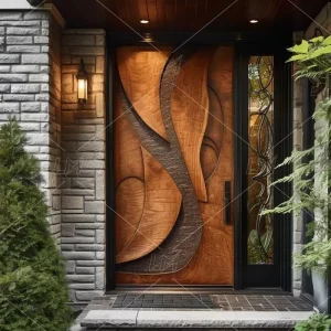 Customized Aluminum Entrance Door Front Entry Door