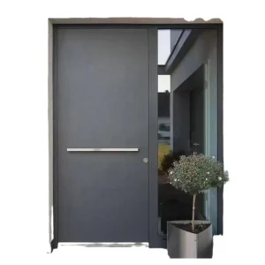 Customized Aluminum Entry Door Multi Point Lock System Anti Theft Front Door Factory Supply