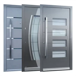 Customized Aluminum Security Pivot Swing Door for Apartment Front Entry