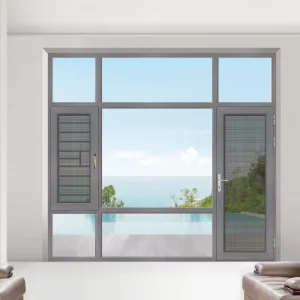 Customized Broken-Bridge Aluminum Alloy Doors and Windows for Villas and Apartments