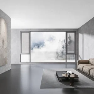 Customized Broken Bridge Aluminum Alloy Interior Casement Window Heat Insulation Balcony Floor-to-Ceiling Large Glass