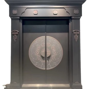 Customized Cast Aluminum Anti-Theft Entrance Door for Courtyard Villa House Kitchen